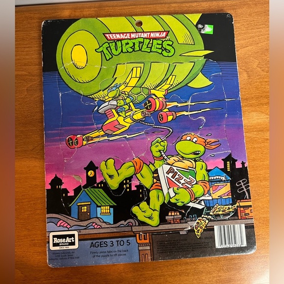 Vintage Teenage Mutant Ninja Turtles Board Puzzles Lot of 3 1990 Collectible - Picture 8 of 16